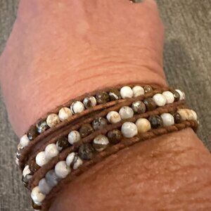 Chan Luu Beaded Wrap Bracelet